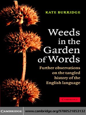 cover image of Weeds in the Garden of Words